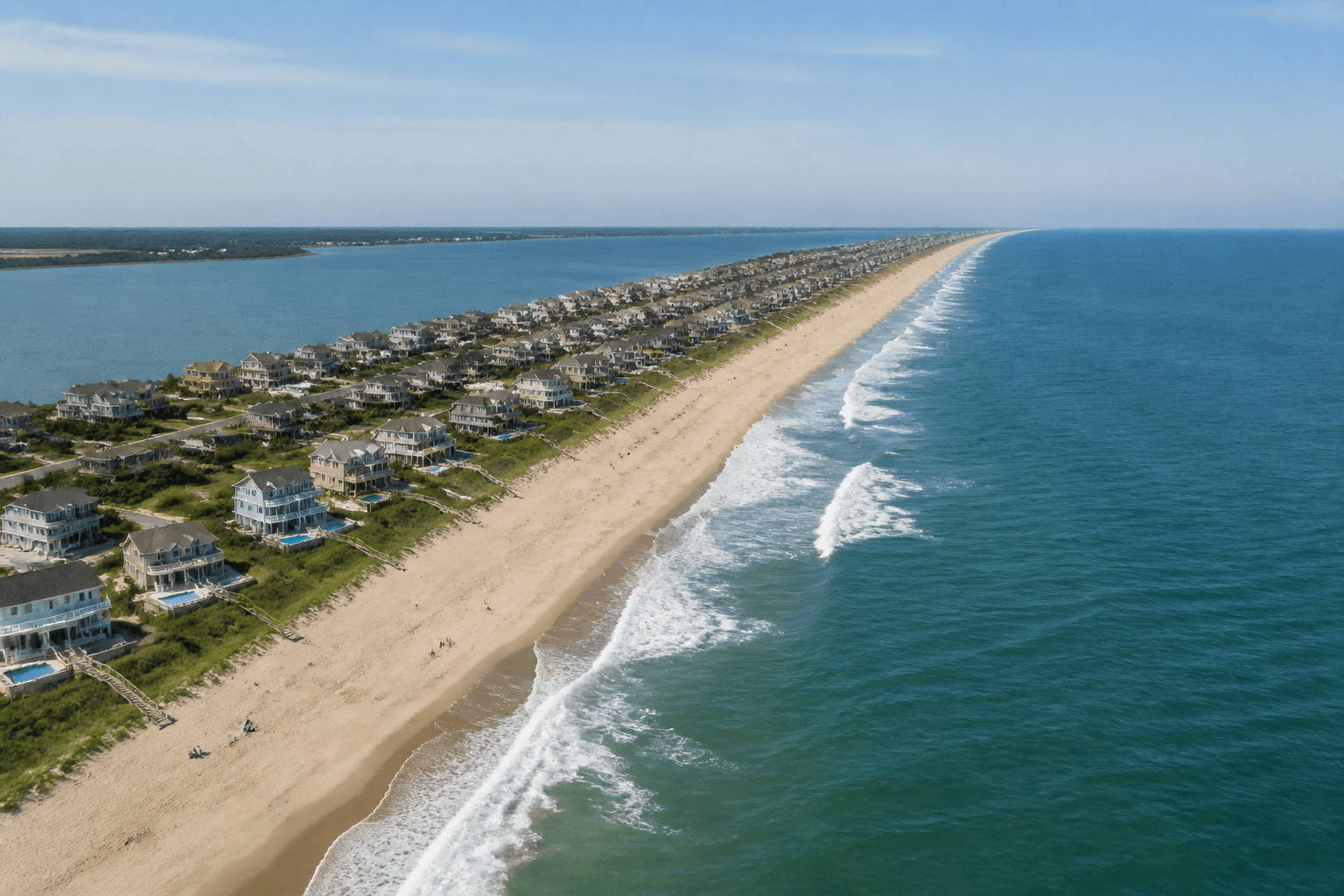 Outer Banks coastline, North Carolina
