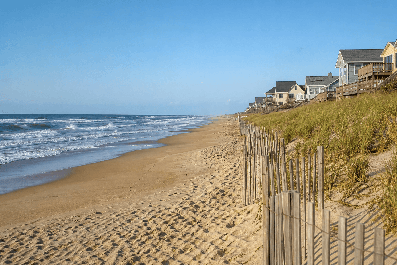 Kitty Hawk oceanfront, North Carolina