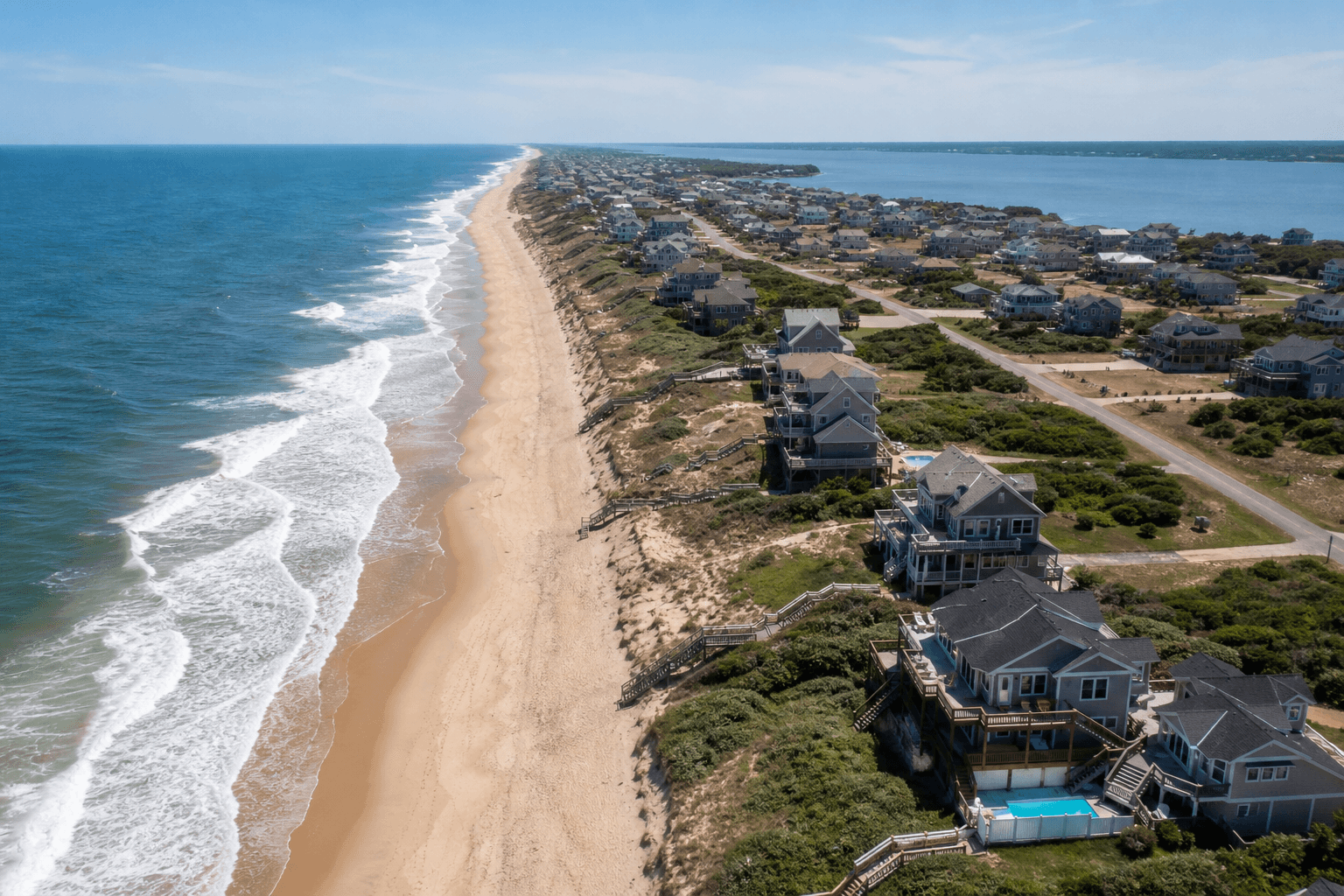 Corolla oceanfront, Outer Banks